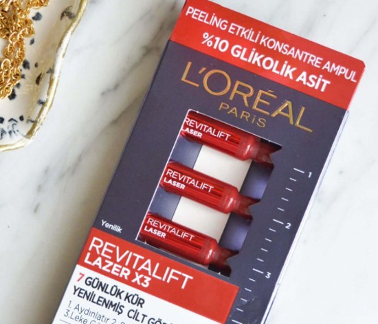 Deniyoruz: L'Oréal Paris Revitalift Lazer X3 7 Günlük Kür