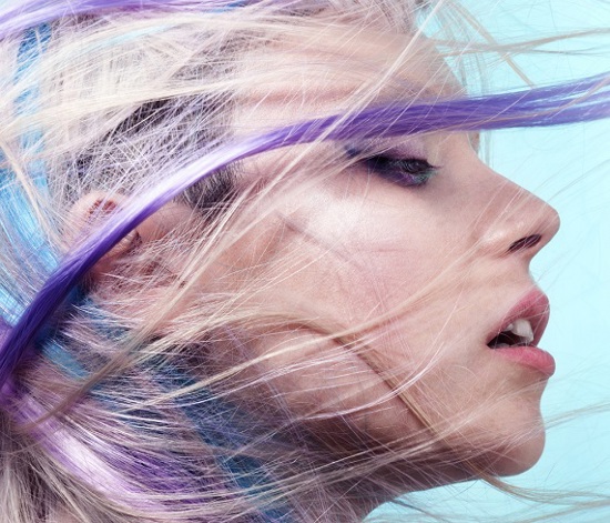 Renkli saçlar: Buğulu leylak saç rengi